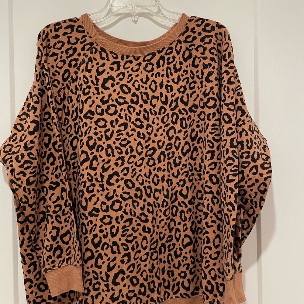 Torrid Animal Print Top in Brown and Black